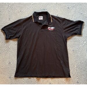 Vintage Chase Authentics Jeff Gordon Chevrolet Polo Shirt -‎ Black/Gray - XL